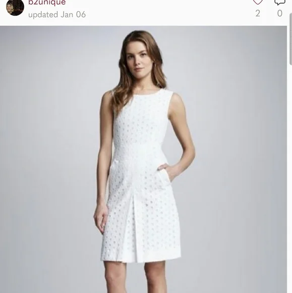 Diane von Furstenberg Carprenna Ring Stitch Dress 14. - Picture 3 of 16